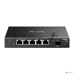 Коммутатор TP-Link Omada SG2206MP, 4×1 Гбит/с PoE+ + 2×1 Гбит/с SFP, управляемый