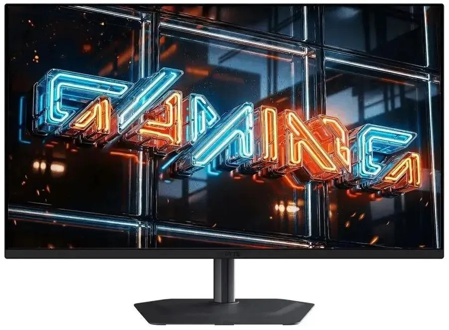 Монитор 31.5" Gigabyte MO32U24 QD-OLED 3840x2160, 240 Гц, 0.03 мс, 16:9, 300 кд/м², 2xHDMI, DisplayPort, USB-C, HDR, FreeSync Premium Pro, G-Sync Compatible, Flicker Free, встроенные динамики, поворот на 90 градусов, регулировка по высоте, черный
