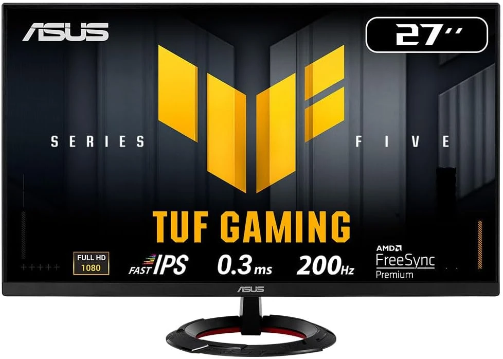 Монитор 27" ASUS TUF Gaming VG279Q5R IPS 1920x1080, 200 Гц, 1 мс, 16:9, 300 кд/м², 2xHDMI, DisplayPort, Flicker Free, Low Blue Light, HDR10, черный