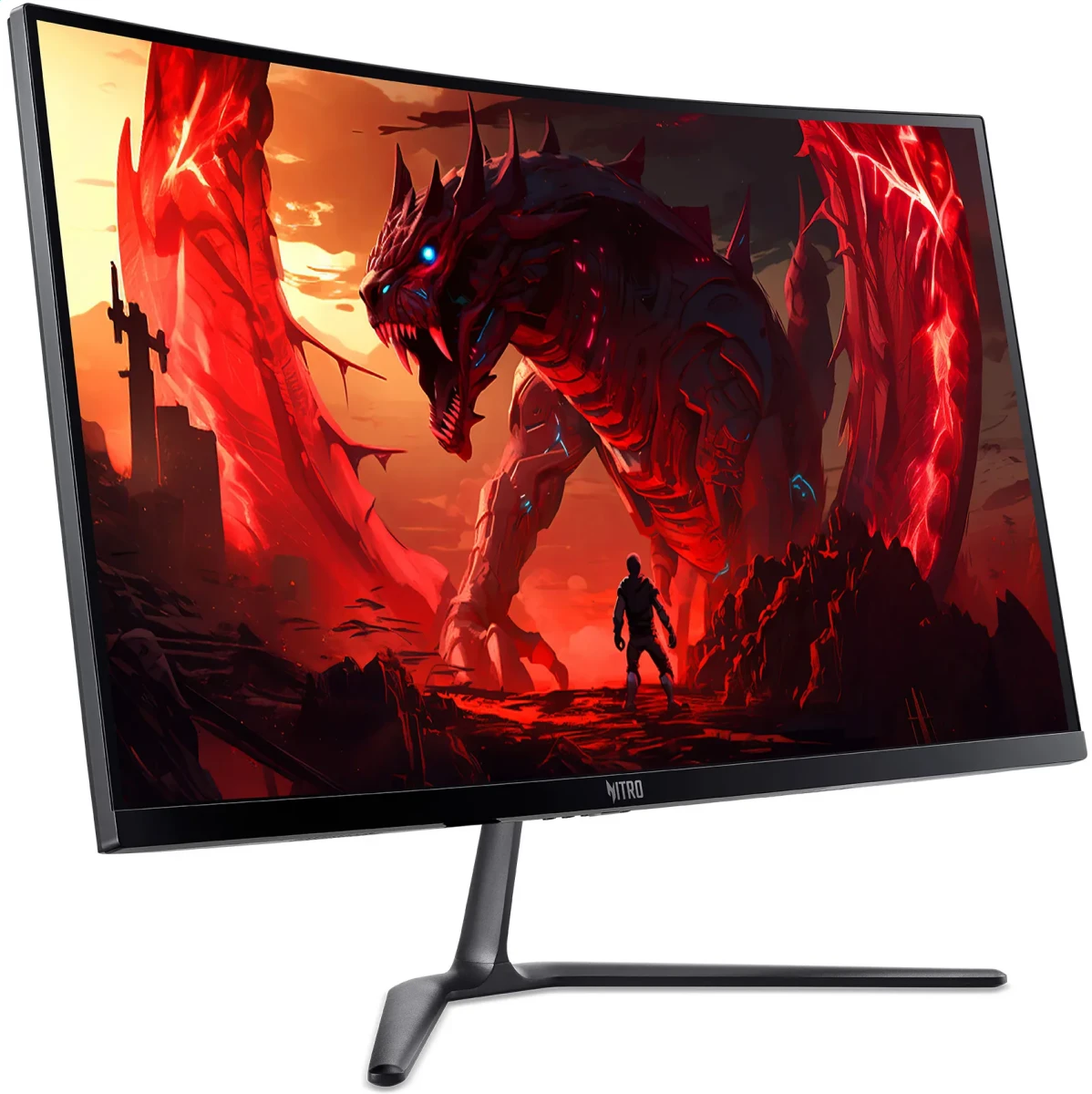 Монитор 27" Acer Nitro ED270UX6bmiipx VA 2560x1440, 220 Гц, 1 мс, 16:9, 250 кд/м², 2xHDMI, DisplayPort, изогнутый экран, Flicker Free, встроенные динамики, черный