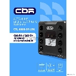 Источник бесперебойного питания CBR CRYSTAL CTL-600 / 600 ВА / 360 Вт / 8 x CEE 7 (евророзетка)