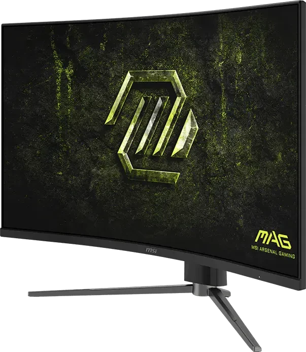 Монитор 31.5" MSI MAG 325CQPF E18 VA 2560x1440, 180 Гц, 0.5 мс (GtG), 16:9, изогнутый (1000R), HDMI 2.0b (x2), DisplayPort, выход на наушники, Flicker-Free, Low Blue Light, поддержка HDR, PiP/PbP, ночное видение, прицел, консольный режим, поворот по горизонтали, регулировка по высоте (100 мм), поворот на 90°, VESA 100x100, черный