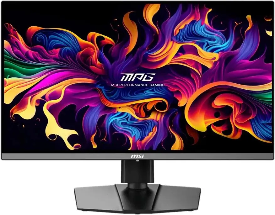 Монитор 26.5" MSI MAG 272UP QD-OLED 3840x2160, 240 Гц, 0.03 мс, 16:9, DisplayHDR True Black 400, 250 кд/м², HDMI 2.1 (x2), DisplayPort 1.4a, USB-C (98 Вт), PIP, G-Sync, Adaptive-Sync, антибликовое матовое покрытие, регулировка по высоте, поворот и наклон экрана, портретный режим, трехсторонний безрамочный дизайн, слот для замка, черный