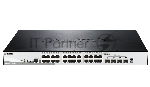 Коммутатор D-Link DGS-1510-28XMP/A1A, 24×1 Гбит/с PoE+ + 4×10 Гбит/с SFP+, управляемый