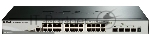 Коммутатор D-Link DGS-1510-28X, 24×1 Гбит/с + 4×10 Гбит/с SFP+, управляемый