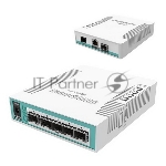 Коммутатор MikroTik CRS106-1C-5S, 1×1 Гбит/с Комбо (RJ45/SFP) + 5×1 Гбит/с SFP, управляемый