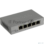 Коммутатор ZYXEL GS1200-5 Smart 5-port GbE Web Managed Switch, VLAN, IGMP, QoS, Link Aggregation