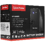 Источник бесперебойного питания CyberPower UTI675E/675 ВА/360 Вт/2 х CEE 7 (евророзетка)