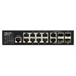 Коммутатор  ECS4100-12T Edge-corE 8 x GE + 2CG + 2 100/1000 SFP L2+ Switch, fan-less design {5}