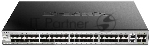 Коммутатор D-Link DGS-3130-54S/A1A Управляемый стекируемый коммутатор 3 уровня с 48 портами 1000Base-X SFP, 2 портами 10GBase-T и 4 портами 10GBase-X