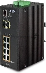 Коммутатор PLANET IGS-10020PT, 8×1 Гбит/с PoE + 2×2.5 Гбит/с SFP, управляемый
