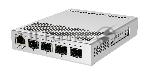 Коммутатор MikroTik CRS305-1G-4S+IN, 1×1 Гбит/с + 4×10 Гбит/с SFP+, управляемый