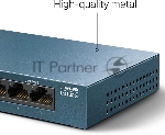 Коммутатор TP-Link LS108G 8-портовый 10/100/1000 Мбит/с настольный коммутатор SMB