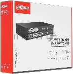 Коммутатор Dahua DH-PFS4226-24ET-240, 24×100 Мбит/с PoE + 2×1 Гбит/с Combo, управляемый