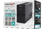Источник бесперебойного питания Crown CMU-SP2000EURO/2000 ВА/1200 Вт/1 х IEC 320 C13 (компьютерная), 4 х CEE 7 (евророзетка)