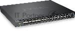 Коммутатор ZyXEL XS3800-28, 4×10 Гбит/с + 8×10 Гбит/с комбо + 16×SFP+, управляемый