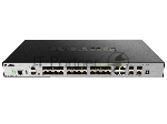 Коммутатор D-Link DGS-3630-28SC/A2ASI, 4×1 Гбит/с + 20×1 Гбит/с SFP + 4×10 Гбит/с SFP+, управляемый